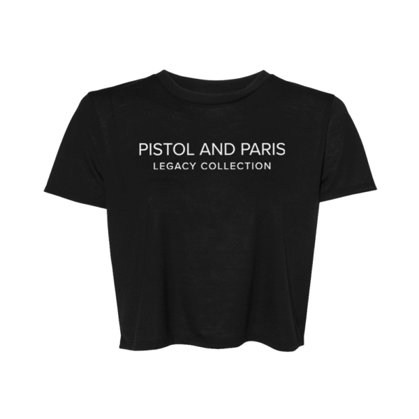 black pistol and paris ladies legacy collection crop top
