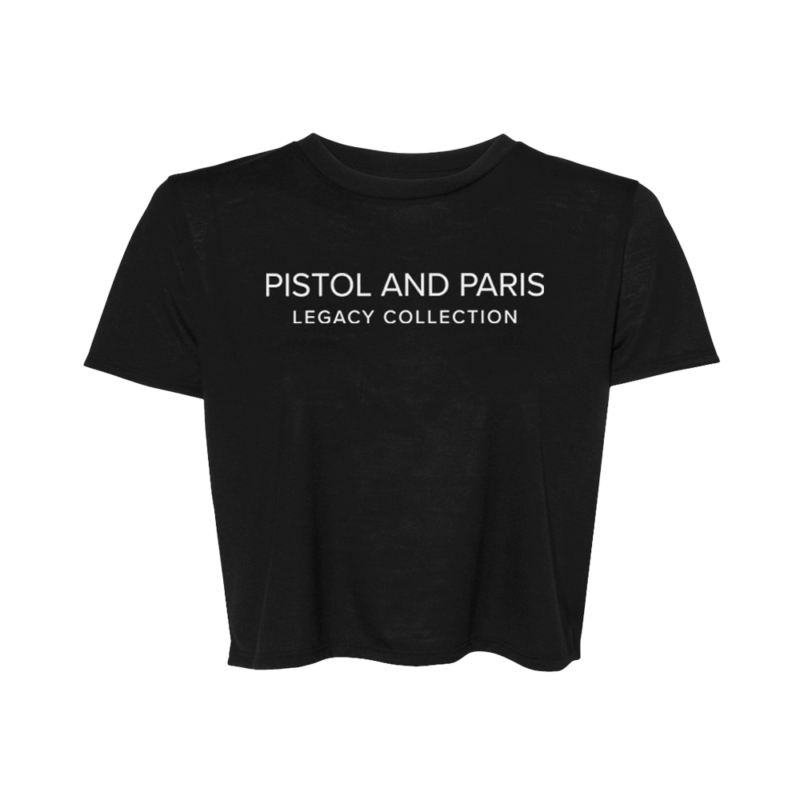black pistol and paris ladies legacy collection crop top