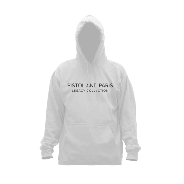 white pistol and paris legacy collection hoodie