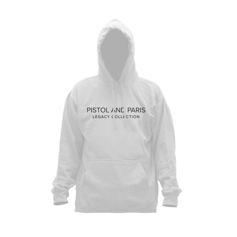 white pistol and paris legacy collection hoodie