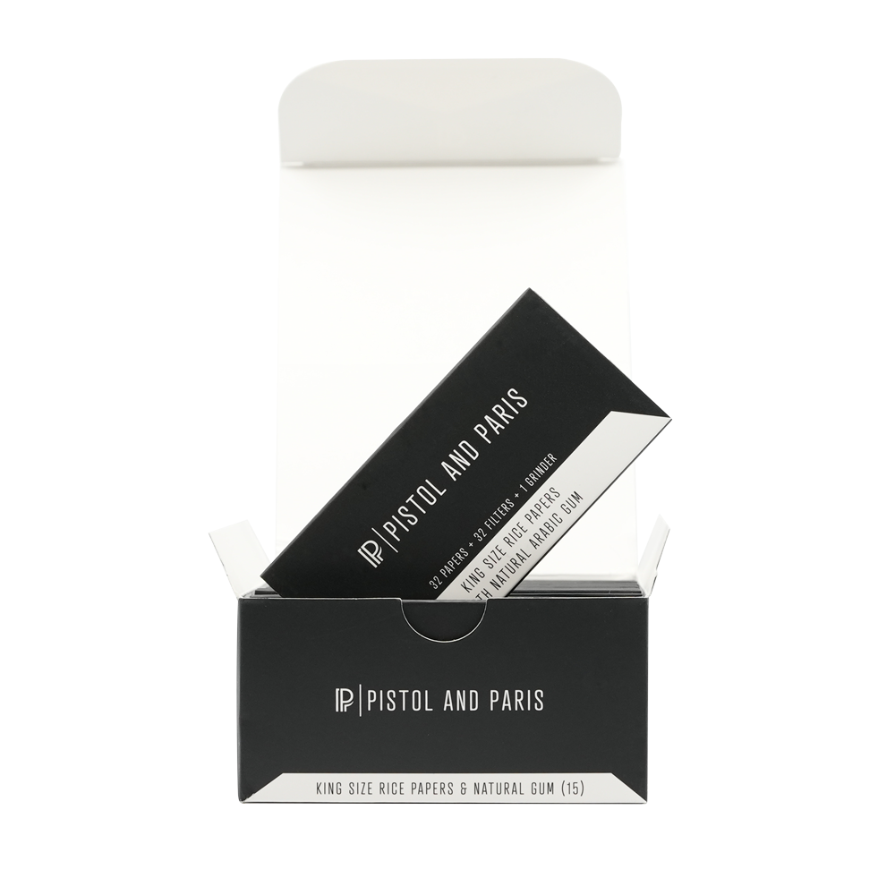 Box Of Rolling Papers (15 Units) | Pistol and Paris