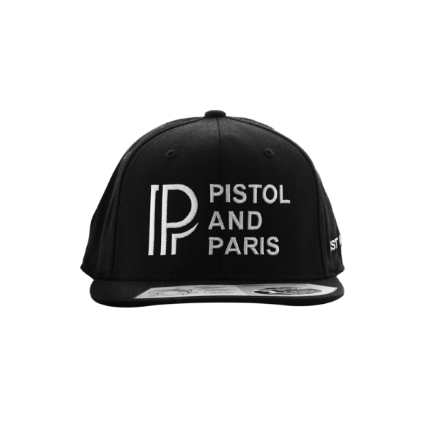 black pistol and paris p icon flat brim hat