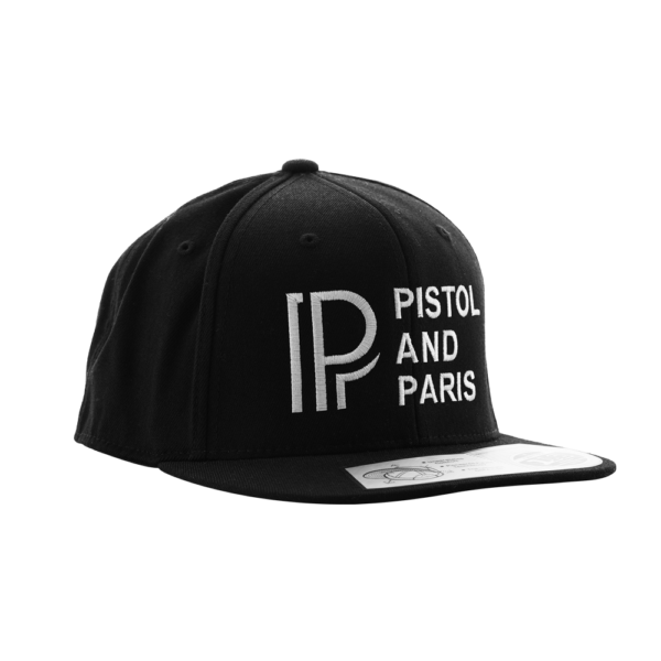 black pistol and paris p icon flat brim hat