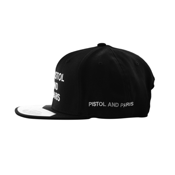 black pistol and paris p icon flat brim hat