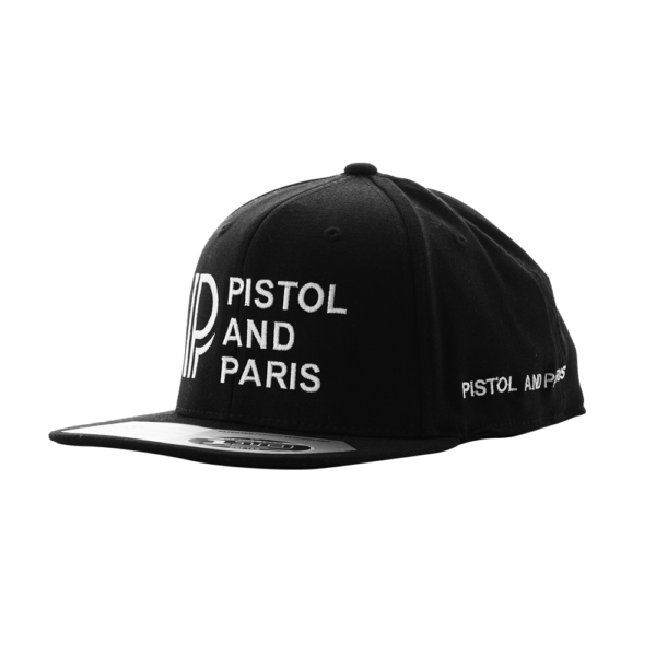 black pistol and paris p icon flat brim hat