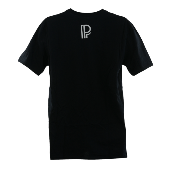 PISTOL AND PARIS V-NECK TEE (Black) - Image 2